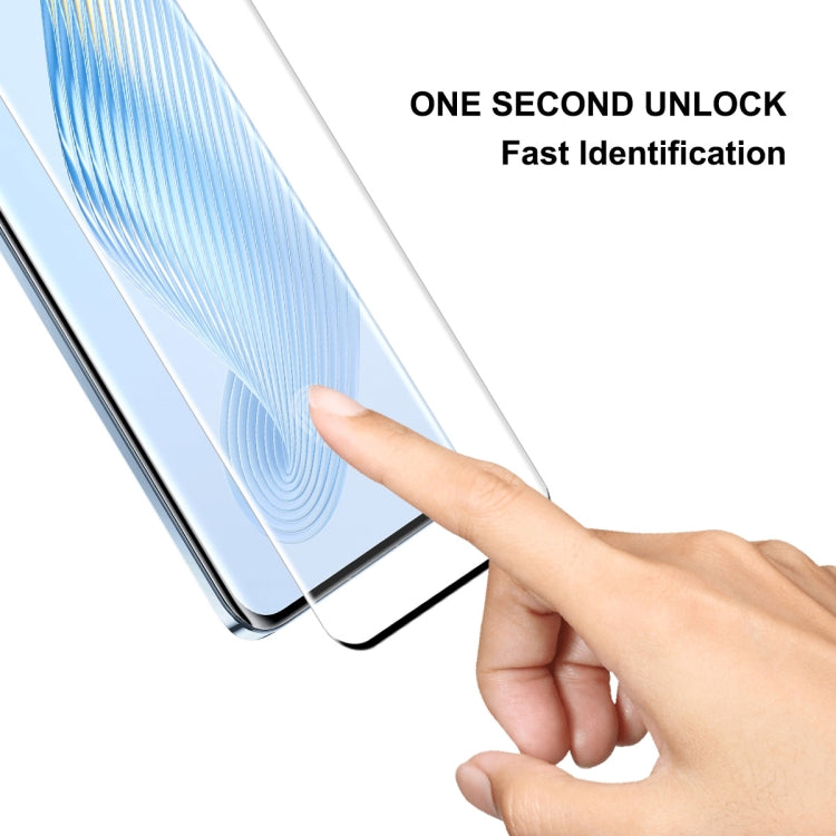 For Honor Magic5 ENKAY 3D Hot Bending Edge Glue Tempered Glass Full Film with Lens Film - Honor Tempered Glass by ENKAY | Online Shopping UK | buy2fix