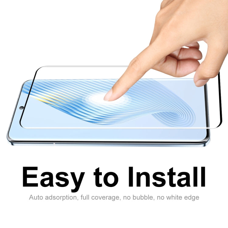For Honor Magic5 ENKAY 3D Hot Bending Edge Glue Tempered Glass Full Film with Lens Film - Honor Tempered Glass by ENKAY | Online Shopping UK | buy2fix