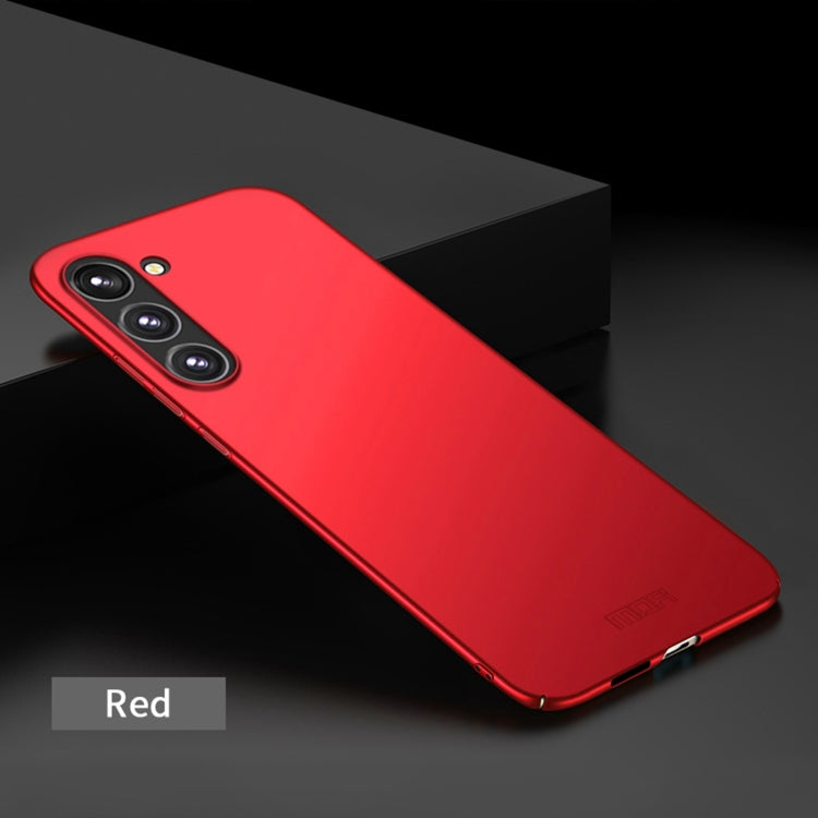 For Samsung Galaxy S24+ 5G MOFI Frosted PC Ultra-thin Hard Phone Case(Red) - Galaxy S24+ 5G Cases by MOFI | Online Shopping UK | buy2fix