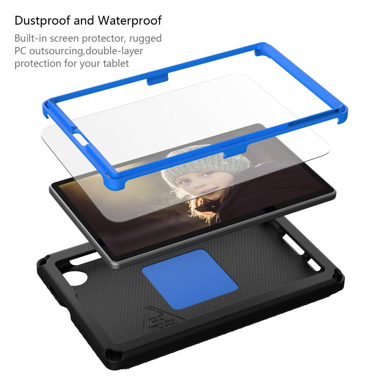 For Samsung Galaxy Tab A7 Lite T220/T225 2020 EVA Hybrid PC Shockproof Tablet Case with Frame(Black) by buy2fix