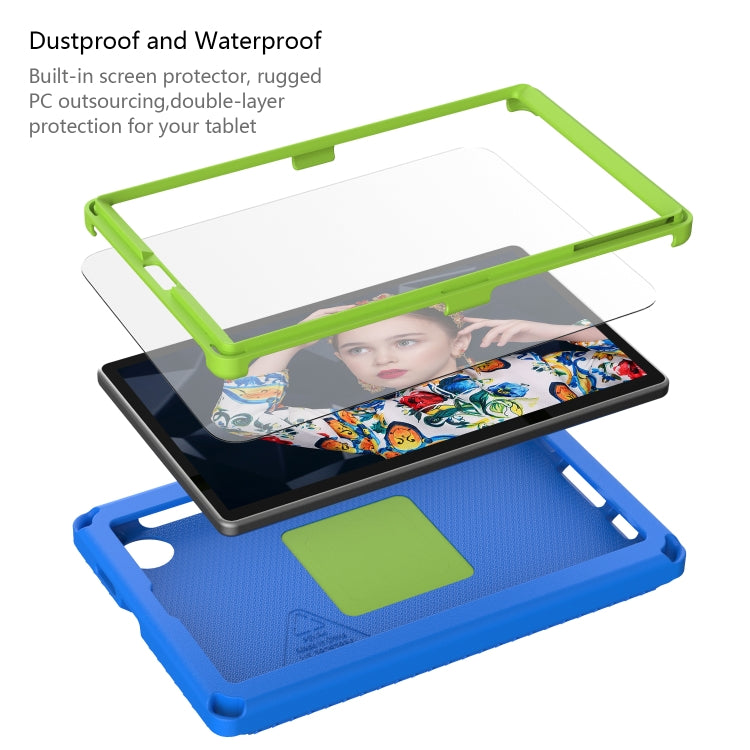 For Samsung Galaxy Tab A7 Lite T220/T225 2020 EVA Hybrid PC Shockproof Tablet Case with Frame(Blue) by buy2fix