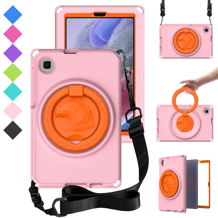 For Samsung Galaxy Tab A7 Lite T220/T225 2020 EVA Hybrid PC Shockproof Tablet Case with Frame(Pink) by buy2fix