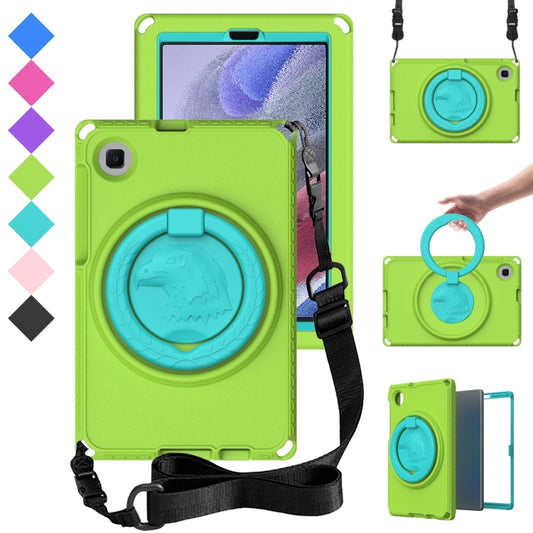 For Samsung Galaxy Tab A7 Lite T220/T225 2020 EVA Hybrid PC Shockproof Tablet Case with Frame(Grass Green) by buy2fix