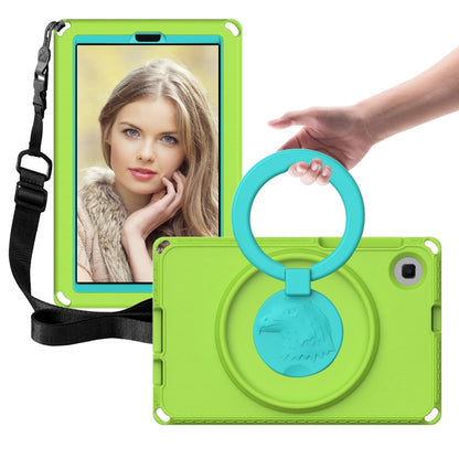 For Samsung Galaxy Tab A7 Lite T220/T225 2020 EVA Hybrid PC Shockproof Tablet Case with Frame(Grass Green) by buy2fix