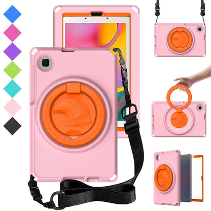 For Samsung Galaxy Tab A 8.0 T290/T295 2019 EVA Hybrid PC Shockproof Tablet Case with Frame(Pink) by buy2fix