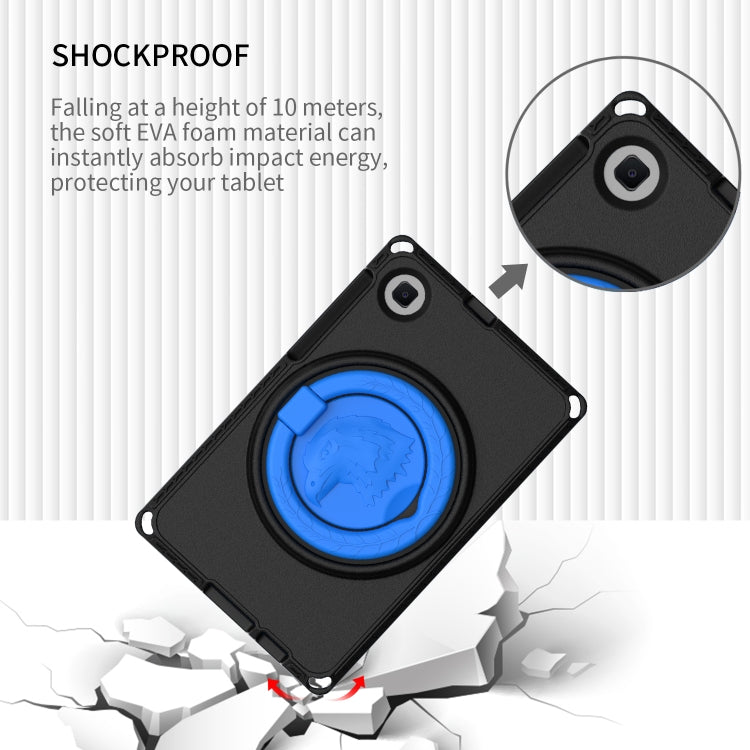 For Samsung Galaxy Tab A11 / A9 EVA Hybrid PC Shockproof Tablet Case with Frame(Black) by buy2fix