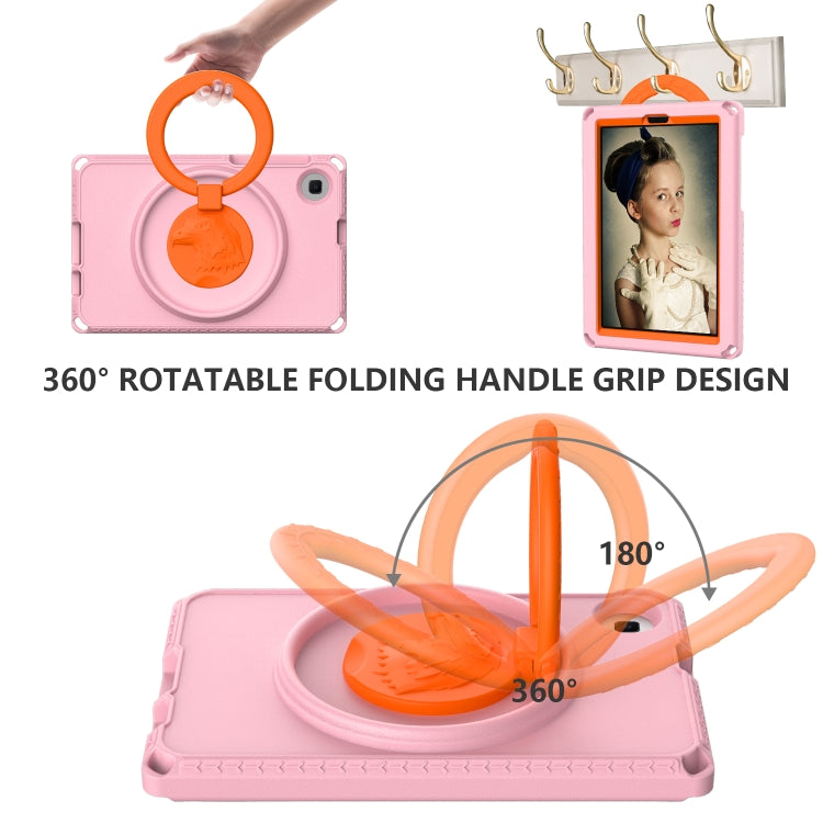 For Samsung Galaxy Tab A11 / A9 EVA Hybrid PC Shockproof Tablet Case with Frame(Pink) by buy2fix