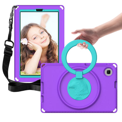 For Samsung Galaxy Tab A11 / A9 EVA Hybrid PC Shockproof Tablet Case with Frame(Purple) by buy2fix