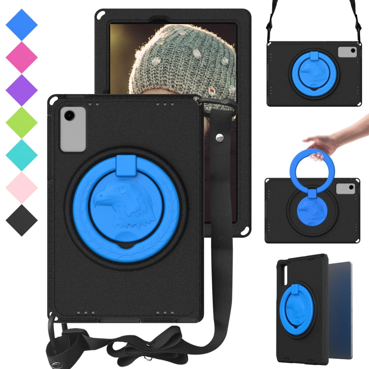 For Samsung Galaxy Tab A11+ / A9+ EVA Hybrid PC Shockproof Tablet Case with Frame(Black) by buy2fix