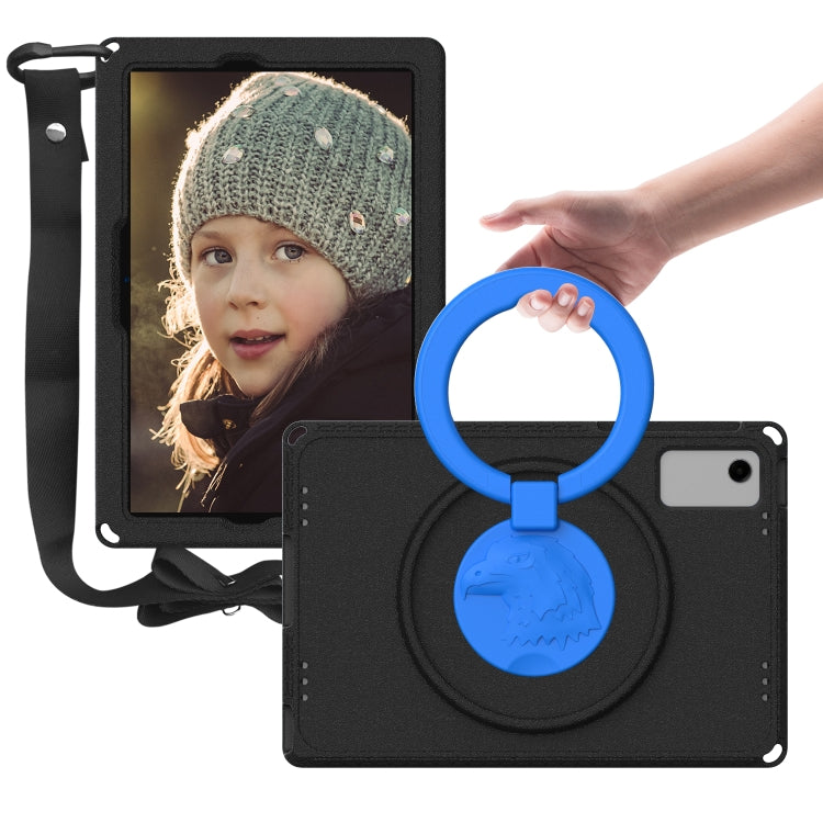 For Samsung Galaxy Tab A11+ / A9+ EVA Hybrid PC Shockproof Tablet Case with Frame(Black) by buy2fix