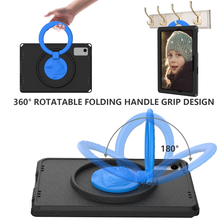 For Samsung Galaxy Tab A11+ / A9+ EVA Hybrid PC Shockproof Tablet Case with Frame(Black) by buy2fix