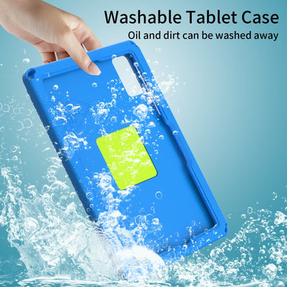 For Samsung Galaxy Tab A11+ / A9+ EVA Hybrid PC Shockproof Tablet Case with Frame(Blue) by buy2fix