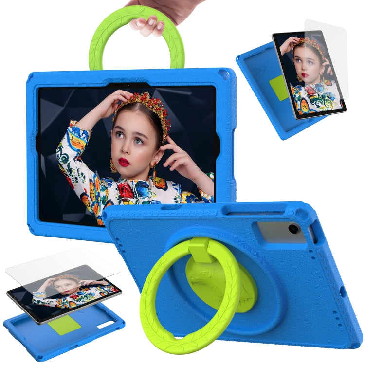 For Samsung Galaxy Tab A11+ / A9+ EVA Hybrid PC Shockproof Tablet Case with Frame(Blue) by buy2fix