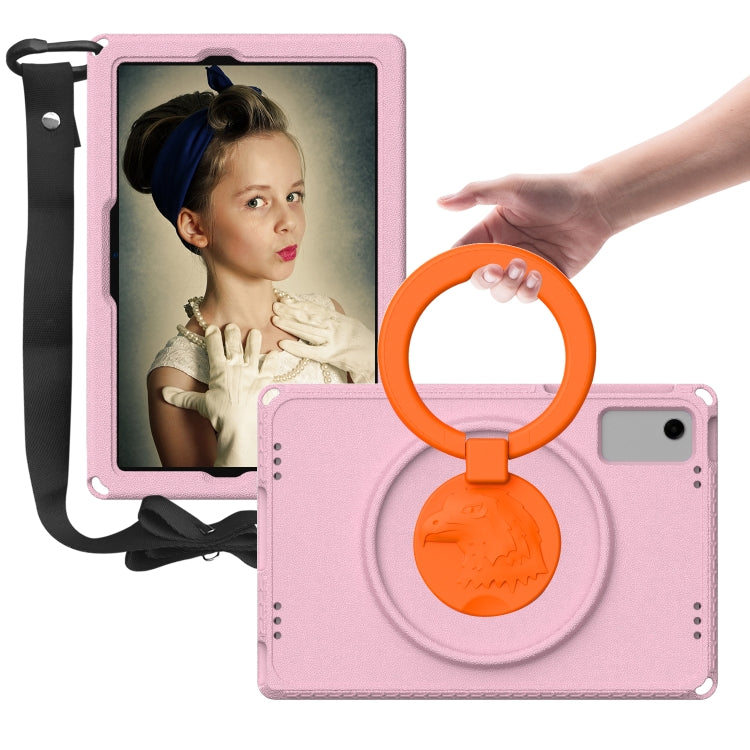 For Samsung Galaxy Tab A11+ / A9+ EVA Hybrid PC Shockproof Tablet Case with Frame(Pink) by buy2fix