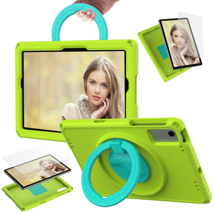 For Samsung Galaxy Tab A11+ / A9+ EVA Hybrid PC Shockproof Tablet Case with Frame(Grass Green) by buy2fix