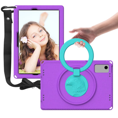 For Samsung Galaxy Tab A11+ / A9+ EVA Hybrid PC Shockproof Tablet Case with Frame(Purple) by buy2fix