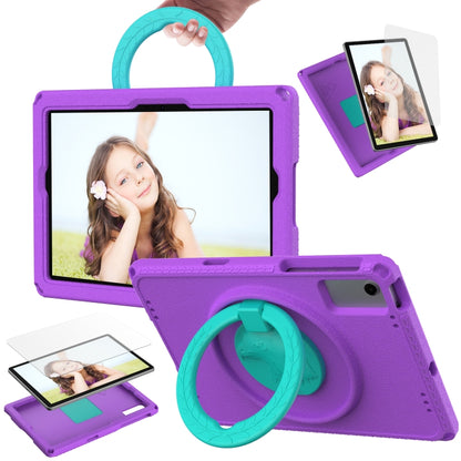 For Samsung Galaxy Tab A11+ / A9+ EVA Hybrid PC Shockproof Tablet Case with Frame(Purple) by buy2fix