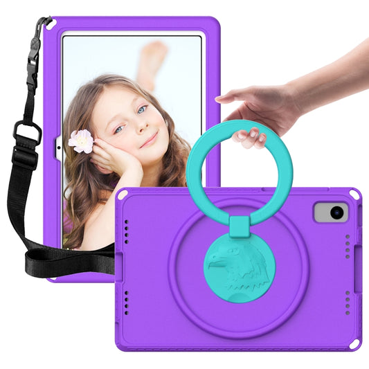 For Samsung Galaxy Tab S6 Lite 2024 EVA Hybrid PC Shockproof Tablet Case with Frame(Purple) by buy2fix