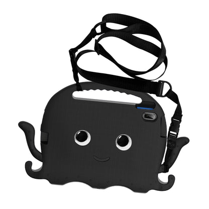 For iPad 2025 / 2022 Octopus Style EVA + PC Tablet Case with Strap(Black) - iPad 2025 / 2022 Cases by buy2fix | Online Shopping UK | buy2fix