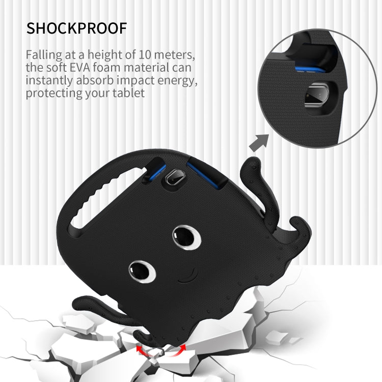 For iPad 2025 / 2022 Octopus Style EVA + PC Tablet Case with Strap(Black) - iPad 2025 / 2022 Cases by buy2fix | Online Shopping UK | buy2fix