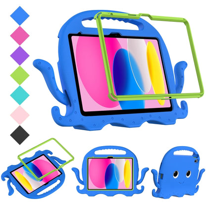 For iPad 2025 / 2022 Octopus Style EVA + PC Tablet Case with Strap(Blue) - iPad 2025 / 2022 Cases by buy2fix | Online Shopping UK | buy2fix