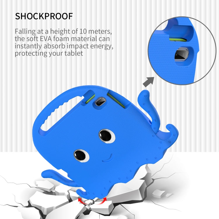 For iPad 2025 / 2022 Octopus Style EVA + PC Tablet Case with Strap(Blue) - iPad 2025 / 2022 Cases by buy2fix | Online Shopping UK | buy2fix