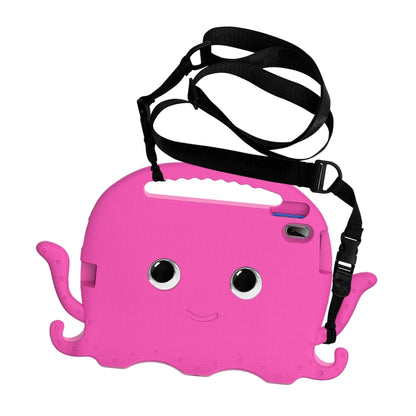 For iPad 2025 / 2022 Octopus Style EVA + PC Tablet Case with Strap(Rose Red) - iPad 2025 / 2022 Cases by buy2fix | Online Shopping UK | buy2fix