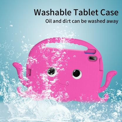 For iPad 2025 / 2022 Octopus Style EVA + PC Tablet Case with Strap(Rose Red) - iPad 2025 / 2022 Cases by buy2fix | Online Shopping UK | buy2fix