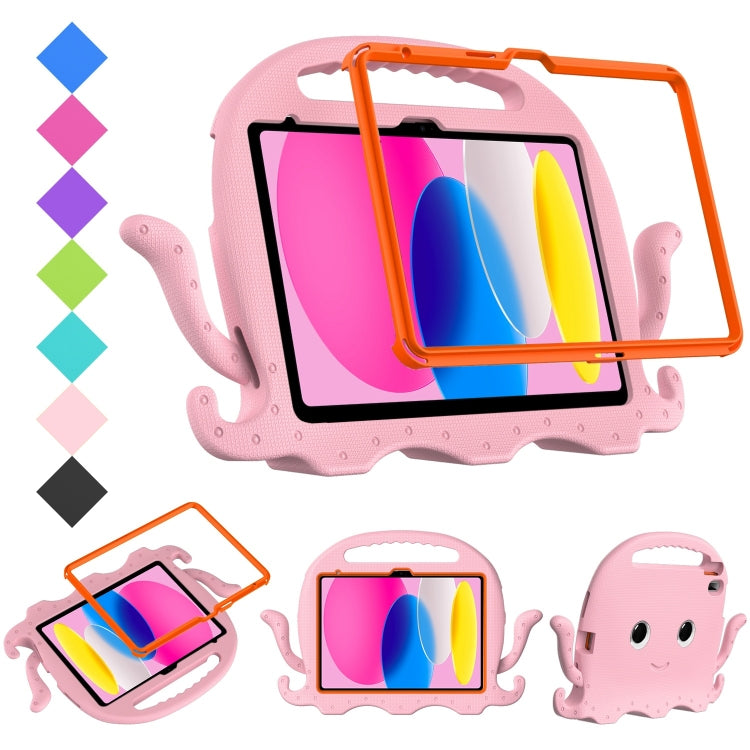 For iPad 2025 / 2022 Octopus Style EVA + PC Tablet Case with Strap(Pink) - iPad 2025 / 2022 Cases by buy2fix | Online Shopping UK | buy2fix