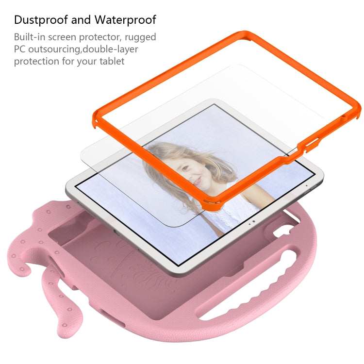 For iPad 2025 / 2022 Octopus Style EVA + PC Tablet Case with Strap(Pink) - iPad 2025 / 2022 Cases by buy2fix | Online Shopping UK | buy2fix