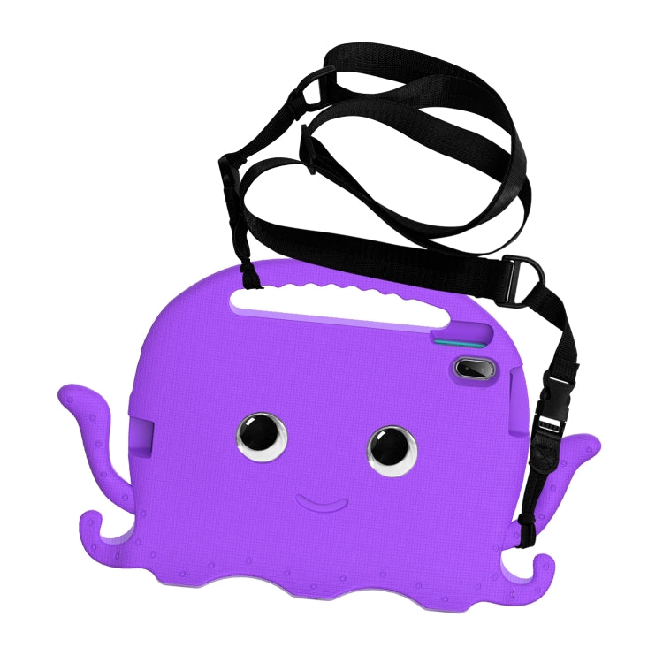 For iPad 2025 / 2022 Octopus Style EVA + PC Tablet Case with Strap(Purple) - iPad 2025 / 2022 Cases by buy2fix | Online Shopping UK | buy2fix