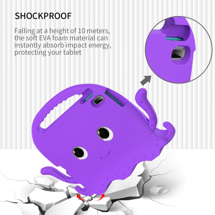 For iPad 2025 / 2022 Octopus Style EVA + PC Tablet Case with Strap(Purple) - iPad 2025 / 2022 Cases by buy2fix | Online Shopping UK | buy2fix