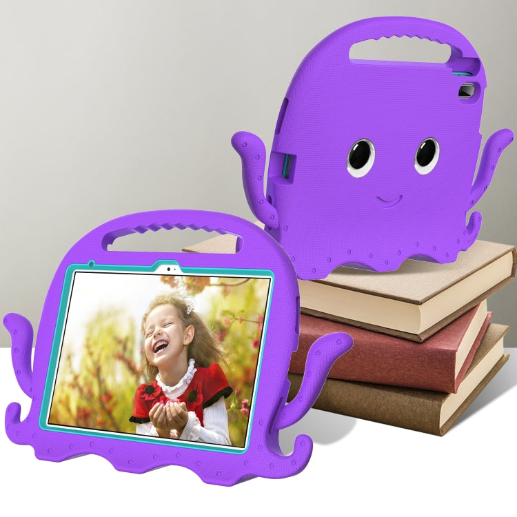 For iPad 2025 / 2022 Octopus Style EVA + PC Tablet Case with Strap(Purple) - iPad 2025 / 2022 Cases by buy2fix | Online Shopping UK | buy2fix