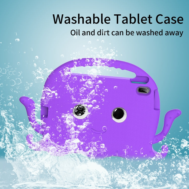 For iPad 2025 / 2022 Octopus Style EVA + PC Tablet Case with Strap(Purple) - iPad 2025 / 2022 Cases by buy2fix | Online Shopping UK | buy2fix