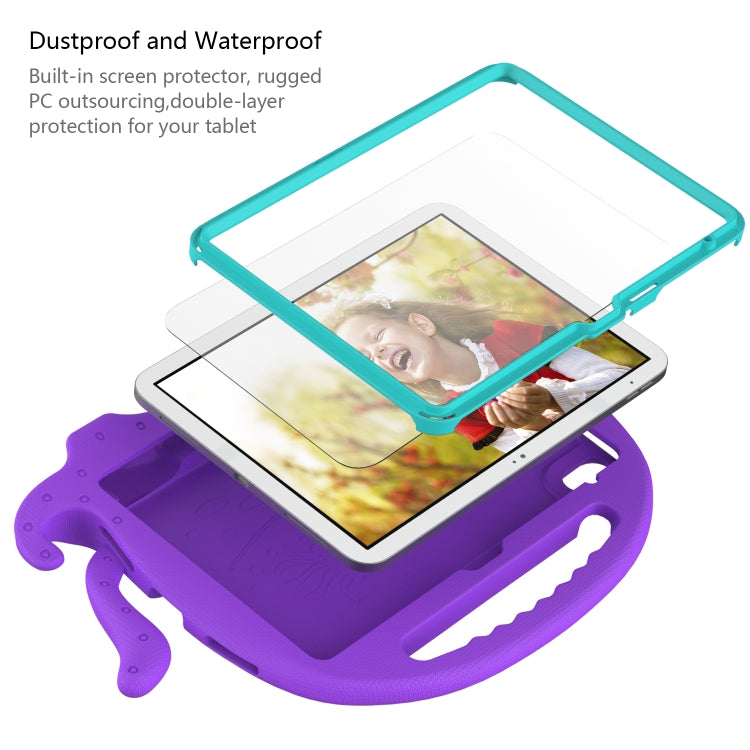 For iPad 2025 / 2022 Octopus Style EVA + PC Tablet Case with Strap(Purple) - iPad 2025 / 2022 Cases by buy2fix | Online Shopping UK | buy2fix