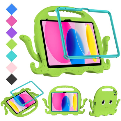 For iPad 2025 / 2022 Octopus Style EVA + PC Tablet Case with Strap(Grass Green) - iPad 2025 / 2022 Cases by buy2fix | Online Shopping UK | buy2fix