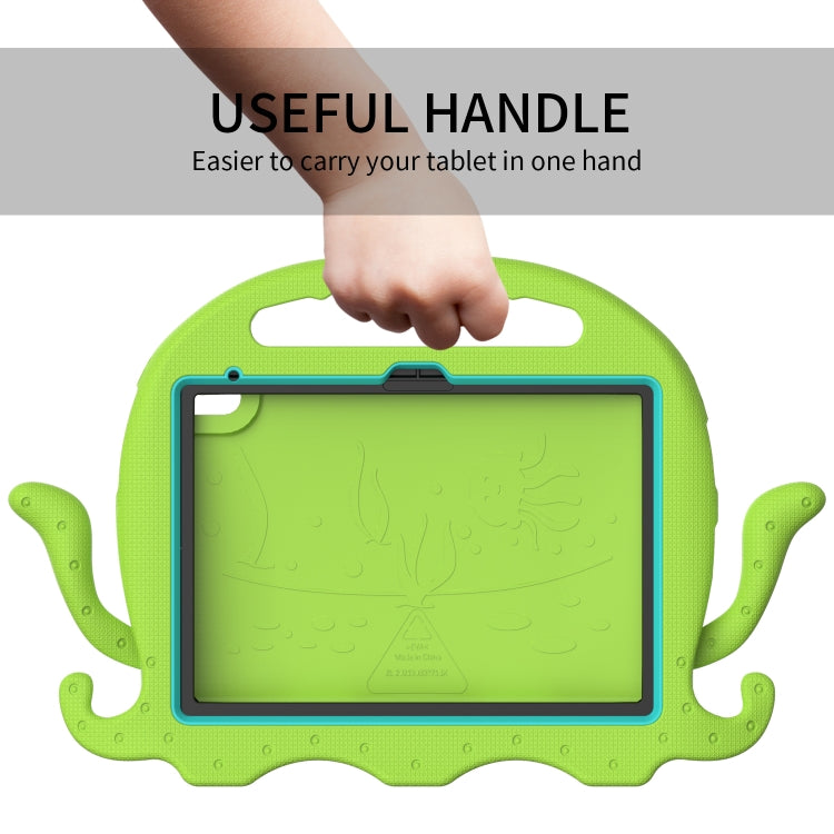 For iPad 2025 / 2022 Octopus Style EVA + PC Tablet Case with Strap(Grass Green) - iPad 2025 / 2022 Cases by buy2fix | Online Shopping UK | buy2fix