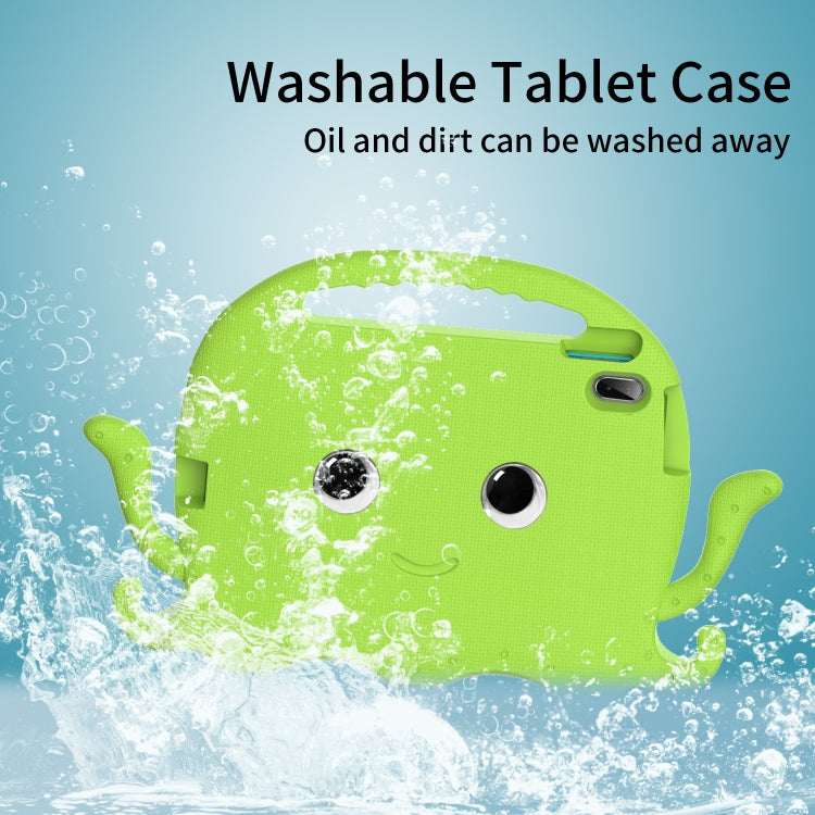 For iPad 2025 / 2022 Octopus Style EVA + PC Tablet Case with Strap(Grass Green) - iPad 2025 / 2022 Cases by buy2fix | Online Shopping UK | buy2fix