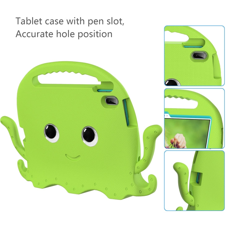 For iPad 2025 / 2022 Octopus Style EVA + PC Tablet Case with Strap(Grass Green) - iPad 2025 / 2022 Cases by buy2fix | Online Shopping UK | buy2fix
