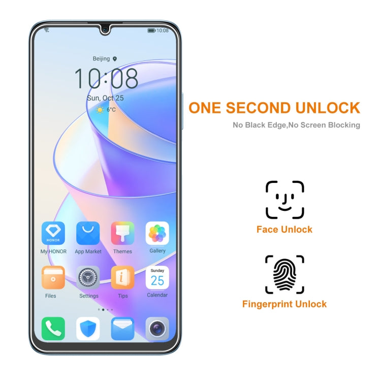 For Honor X7A 2pcs ENKAY Hat-Prince 0.26mm 9H 2.5D High Aluminum-silicon Tempered Glass Film - Honor Tempered Glass by ENKAY | Online Shopping UK | buy2fix