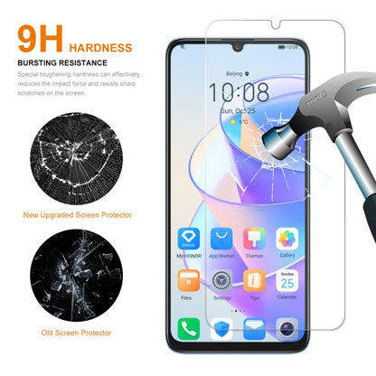 For Honor X7A 10pcs ENKAY Hat-Prince 0.26mm 9H 2.5D High Aluminum-silicon Tempered Glass Film - Honor Tempered Glass by ENKAY | Online Shopping UK | buy2fix