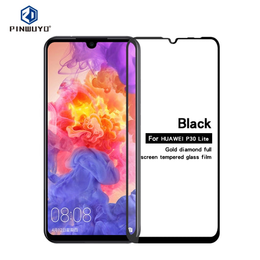 PINWUYO 9H 2.5D Full Glue Tempered Glass Film for Huawei P30 Lite / nova 4e - Huawei Tempered Glass by PINWUYO | Online Shopping UK | buy2fix