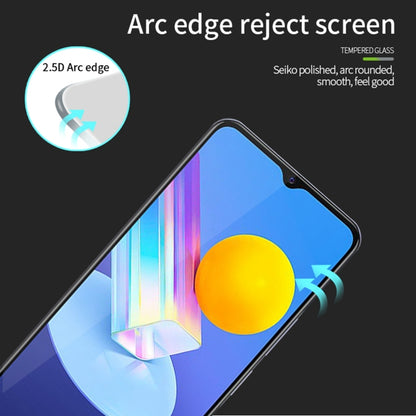 For vivo iQOO Z7i PINWUYO 9H 2.5D Full Screen Tempered Glass Film(Black) - vivo Tempered Glass by PINWUYO | Online Shopping UK | buy2fix