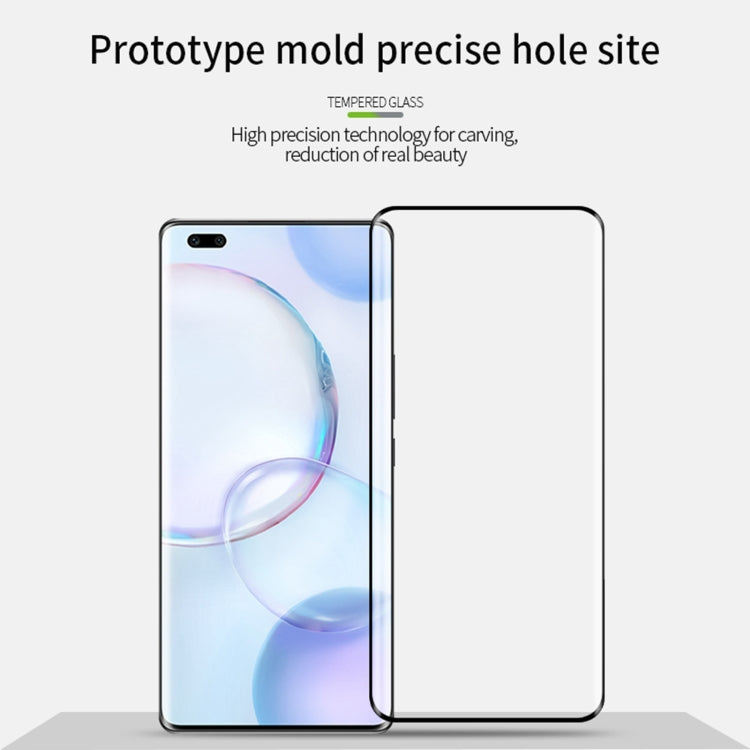 For Honor Magic5 Pro PINWUYO 9H 3D Hot Bending Tempered Glass Film(Black) by PINWUYO