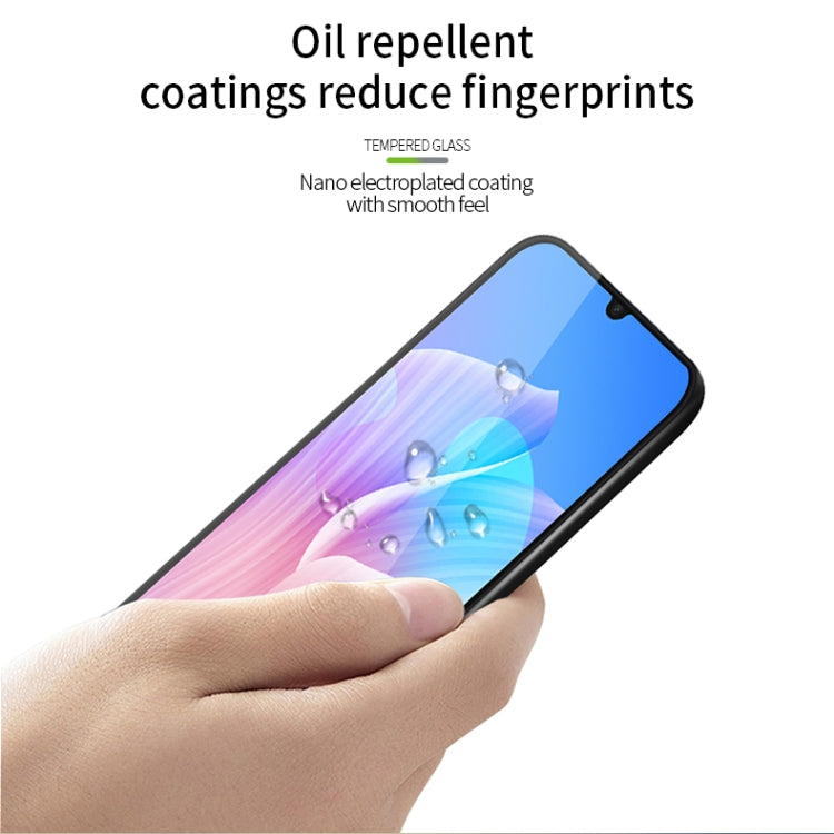 For Samsung Galaxy M34 MOFI 9H 3D Explosion-proof Curved Screen Tempered Glass Film(Black) by MOFI