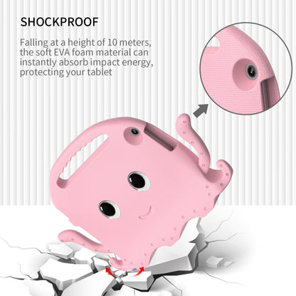 For Lenovo Tab M10 3rd Gen 10.1 TB-328 Octopus Style EVA Hybrid PC Shockproof Tablet Case with Strap(Pink) - Lenovo by buy2fix | Online Shopping UK | buy2fix