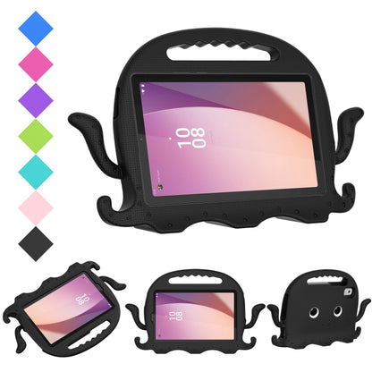 For Lenovo Tab M9 2023 Octopus Style EVA Hybrid PC Shockproof Tablet Case with Strap(Black) - Lenovo by buy2fix | Online Shopping UK | buy2fix