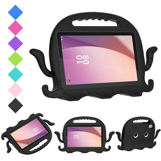 For Lenovo Tab M9 2023 Octopus Style EVA Hybrid PC Shockproof Tablet Case with Strap(Black) - Lenovo by buy2fix | Online Shopping UK | buy2fix