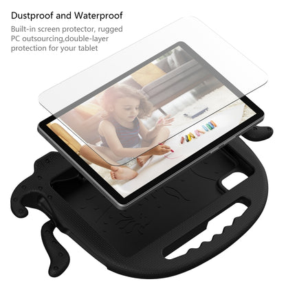 For Lenovo Tab M9 2023 Octopus Style EVA Hybrid PC Shockproof Tablet Case with Strap(Black) - Lenovo by buy2fix | Online Shopping UK | buy2fix