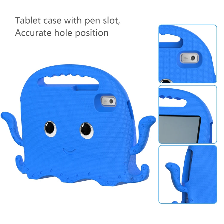 For Lenovo Tab M9 2023 Octopus Style EVA Hybrid PC Shockproof Tablet Case with Strap(Blue) - Lenovo by buy2fix | Online Shopping UK | buy2fix